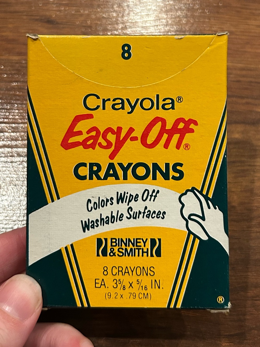 Vintage Crayola Easy-Off Crayons Binney & Smith 1980’s Set of 8 No. 41 Non-toxic